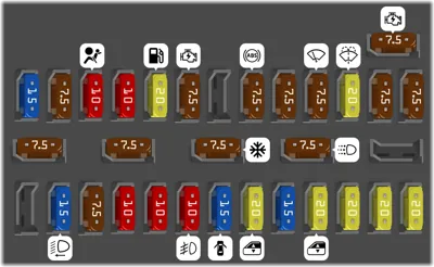 2012 Acura TL fuse box diagram