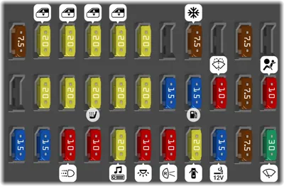 2006 acura tsx cigarette lighter fuse 2006 Acura TSX fuse box diagram