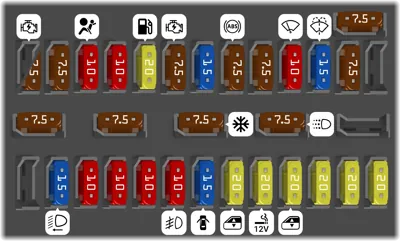 2011 Acura TSX fuse box diagram