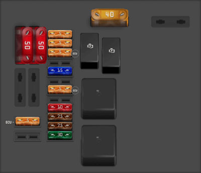 2021 Audi R8 fuse box diagram - StartMyCar