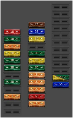 2021 Audi R8 fuse box diagram - StartMyCar