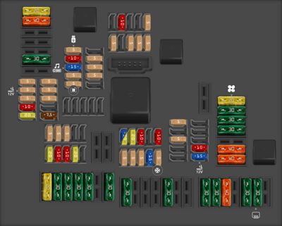 2013 BMW 5 Series fuse box diagram - StartMyCar