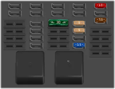 2020 BMW 7 Series fuse box diagram - StartMyCar