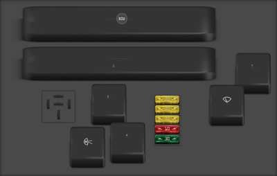 2007 BMW X3 fuse box diagram - StartMyCar