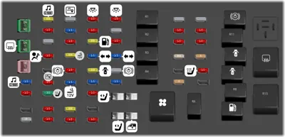 2006 Cadillac DTS fuse box diagram