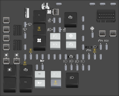 2005 Cadillac STS fuse box diagram - StartMyCar