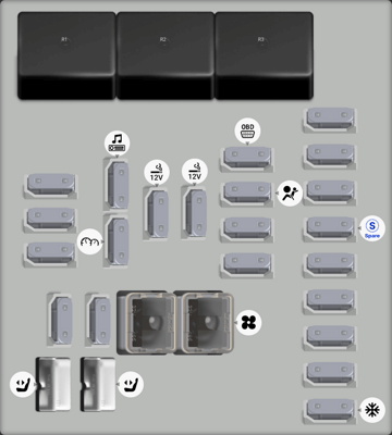 Cadillac XTS fuse box diagrams for all years - StartMyCar