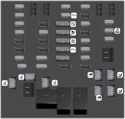 2018 Chevrolet Colorado Cigarette lighter fuse