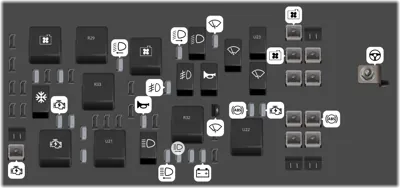 2005 Chevrolet Malibu 6th Gen fuse box diagram