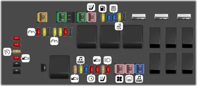 2007 Facelift Chrysler 300 fuse box diagram