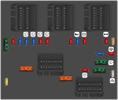 2013 Citroën Dispatch fuse box diagram
