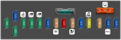 2013 Citroën Dispatch fuse box diagram