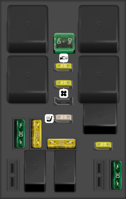 2017 Citroën Grand C4 Picasso fuse box diagram - StartMyCar