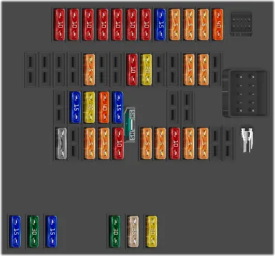 2001 Picasso Citroën Xsara fuse box diagram