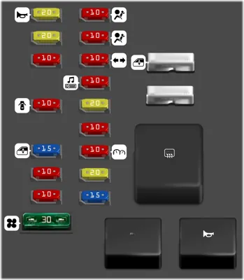 2004 Dodge Stratus fuse box diagram