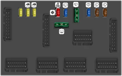 fiat panda cigarette lighter fuse 2007 Fiat Panda G2 fuse box diagram