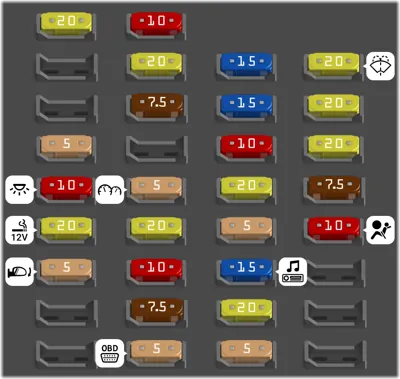 ford c-max cigarette lighter fuse location 2013 Ford C-MAX Hybrid Cigarette lighter fuse