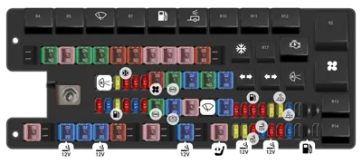 2010 Ford E-250 fuse box diagram