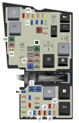 2013 Ford Escape Cigarette lighter fuse