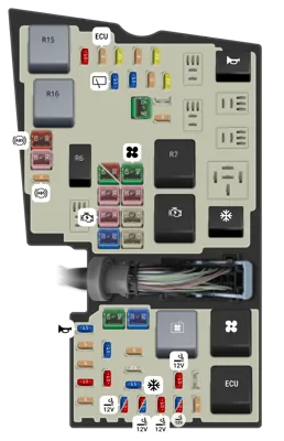 2019 Ford Escape Cigarette lighter fuse