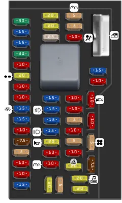 2009 Ford F-150 12th Gen fuse box diagram