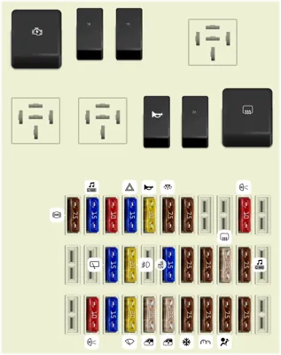 2000 Ford Focus fuse box diagram