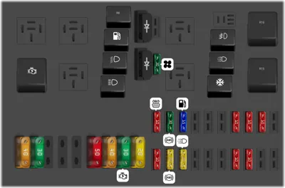 2000 Ford Focus fuse box diagram