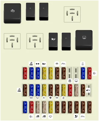 2002 Ford Focus fuse box diagram