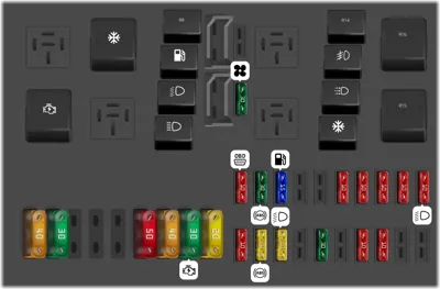 2002 Ford Focus fuse box diagram