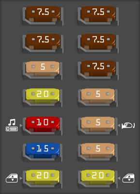 2011 Ford Ka fuse box diagram - StartMyCar