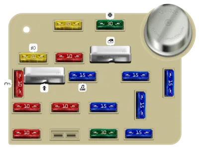 1995 Ford Mustang fuse box diagram