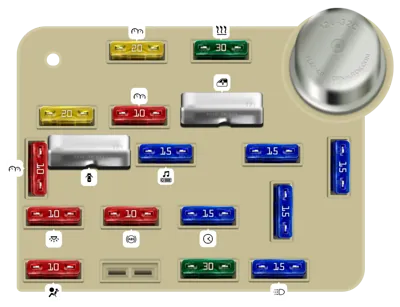1998 Ford Mustang fuse box diagram