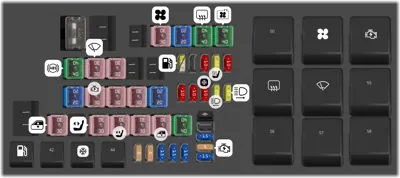 2012 Ford Mustang fuse box diagram