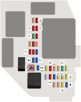2006 Ford Ranger Third Generation (North America) 3.0l-and-4.0l-Engines fuse  box diagram