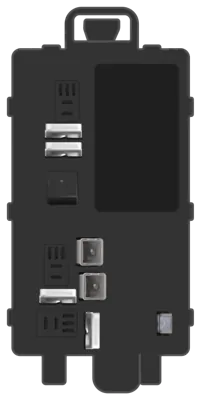 2024 GMC Sierra fuse box diagram Instrument Panel Fuse Block (Right - Back)