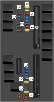 2014 Sedan Honda Civic Cigarette lighter fuse