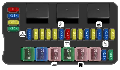 2011 Honda Pilot fuse box diagram