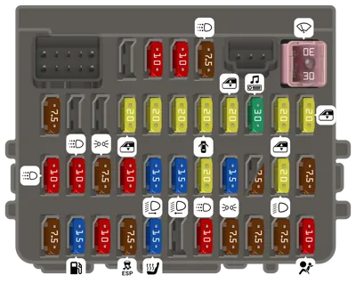 2011 Honda Pilot fuse box diagram