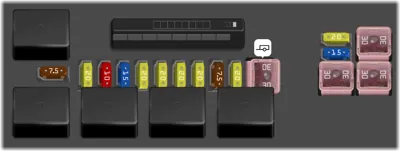 2020 Honda Pilot fuse box diagram Engine Compartment Fuse Box Type B