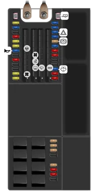 2023 Honda Pilot fuse box diagram Engine Compartment Fuse Box