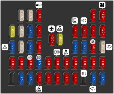 2013 Hyundai Accent fuse box diagram