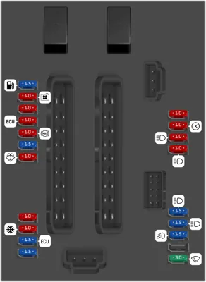 2009 Infiniti G37 Cigarette lighter fuse