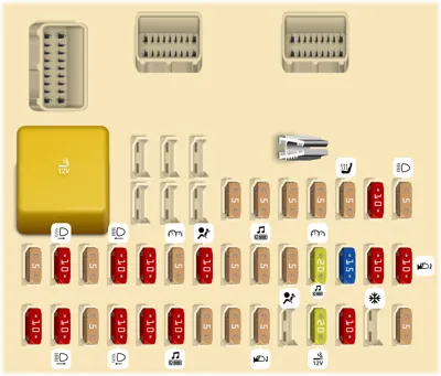 2000 Jaguar S-Type fuse box diagram
