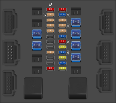 2014 Jaguar XF fuse box diagram - StartMyCar