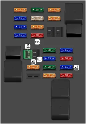 2012 Land Rover Range Rover 1st Gen fuse box diagram - StartMyCar