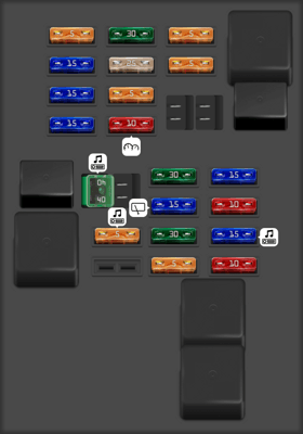 2013 1st-Gen Land Rover Range Rover fuse box diagram - StartMyCar