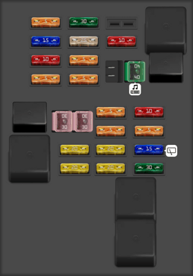 2015 L538 Evoque Land Rover Range Rover fuse box diagram - StartMyCar
