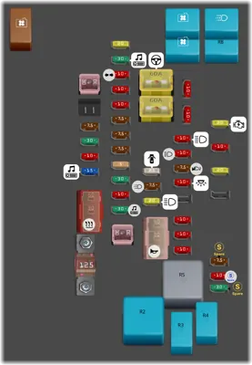 lexus ct200h cigarette lighter fuse location 2012 Lexus CT 200H fuse box diagram