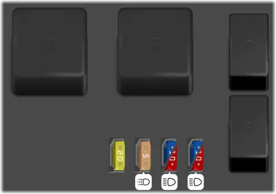 2000 Lexus ES 300 fuse box diagram