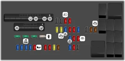 2007 Lexus ES 350 fuse box diagram